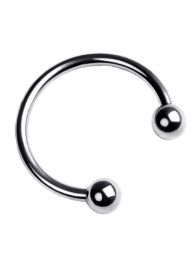 Серебристая подкова на головку пениса - ToyFa - купить с доставкой в Иваново