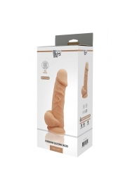 Телесный реалистичный фаллоимитатор DILDO 8.5INCH FLESH - 21,6 см. - Dream Toys