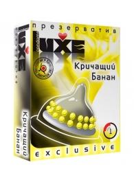 Презерватив LUXE  Exclusive  Кричащий банан  - 1 шт. - Luxe - купить с доставкой в Иваново