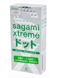 Презервативы Sagami Xtreme Type-E с точками - 10 шт. - Sagami - купить с доставкой в Иваново