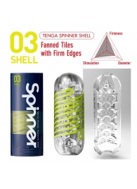 Мастурбатор SPINNER Shell - Tenga - в Иваново купить с доставкой