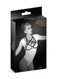 Черная упряжь на грудь Clara - Bijoux Pour Toi - купить с доставкой в Иваново