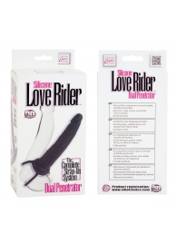 Насадка на пенис Silicone Love Rider Dual Penetrator для двойного проникновения - 14 см. - California Exotic Novelties - в Иваново купить с доставкой