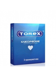 Гладкие презервативы Torex  Классические  - 3 шт. - Torex - купить с доставкой в Иваново