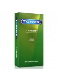 Текстурированные презервативы Torex  С точками  - 12 шт. - Torex - купить с доставкой в Иваново