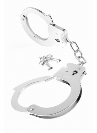 Металлические серебристые наручники Designer Metal Handcuffs - Pipedream - купить с доставкой в Иваново