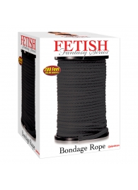 Черная веревка для связывания Bondage Rope - 60,9 м. - Pipedream - купить с доставкой в Иваново