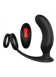 Черный массажер простаты REMOTE P-PLEASER - Dream Toys - в Иваново купить с доставкой