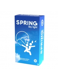 Ультратонкие презервативы SPRING SKY LIGHT - 12 шт. - SPRING - купить с доставкой в Иваново