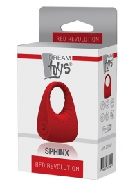 Красное эрекционное кольцо SPHINX - Dream Toys - в Иваново купить с доставкой