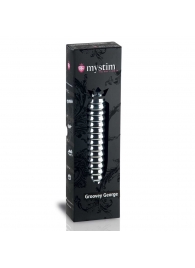 Рельефный фаллос для интенсивного электросекса Groovey George - 20 см. - MyStim - купить с доставкой в Иваново