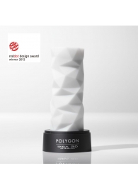 Белый 3D мастурбатор POLYGON - Tenga - в Иваново купить с доставкой