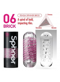 Мастурбатор SPINNER Brick - Tenga - в Иваново купить с доставкой