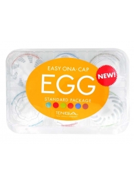 Набор из 6 мастурбаторов Tenga EGG Easy Beat с различным рельефом - Tenga - в Иваново купить с доставкой