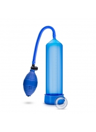 Синяя ручная вакуумная помпа Male Enhancement Pump - Blush Novelties - в Иваново купить с доставкой