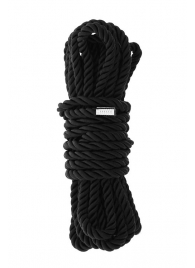 Черная веревка для шибари DELUXE BONDAGE ROPE - 5 м. - Dream Toys - купить с доставкой в Иваново