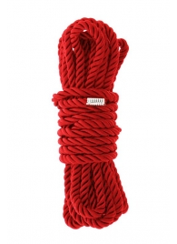 Красная веревка для шибари DELUXE BONDAGE ROPE - 5 м. - Dream Toys - купить с доставкой в Иваново