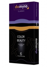 Разноцветные презервативы DOMINO Colour Beauty - 6 шт. - Domino - купить с доставкой в Иваново