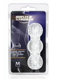 Прозрачный фигурный мастурбатор Master Stroker - Blush Novelties - в Иваново купить с доставкой