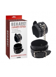 Черные наручники Be good Wrist Cuffs - Chisa - купить с доставкой в Иваново