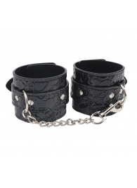 Черные наручники Be good Wrist Cuffs - Chisa - купить с доставкой в Иваново