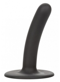 Черный силиконовый анальный стимулятор 7” Smooth Probe - 17,75 см. - California Exotic Novelties - купить с доставкой в Иваново