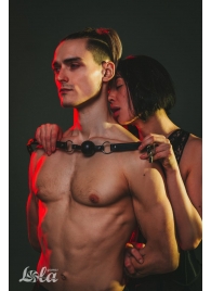 Черный кляп Love Addict на замочке - Lola Games - купить с доставкой в Иваново