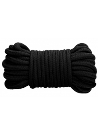 Черная веревка для связывания Thick Bondage Rope -10 м. - Shots Media BV - купить с доставкой в Иваново