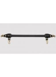 Черная распорка для ног Bound to You Faux Leather Spreader Bar - 50,8 см. - Fifty Shades of Grey - купить с доставкой в Иваново