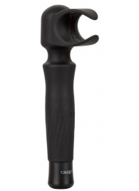 Черный вибромастурбатор Masturwand Vibrating Stroker - California Exotic Novelties - в Иваново купить с доставкой