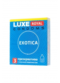 Текстурированные презервативы LUXE Royal Exotica - 3 шт. - Luxe - купить с доставкой в Иваново