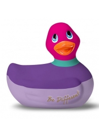 Фиолетово-розовый вибратор-уточка I Rub My Duckie 2.0 Colors - Big Teaze Toys - купить с доставкой в Иваново