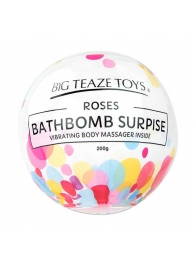 Бомбочка для ванны Bath Bomb Surprise Rose + вибропуля - 