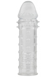 Прозрачная реалистичная насадка на пенис Extra Texture Sleeve - 16,2 см. - Chisa - в Иваново купить с доставкой