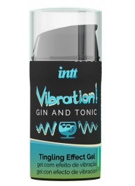 Жидкий интимный гель с эффектом вибрации Vibration! Gin   Tonic - 15 мл. - INTT - купить с доставкой в Иваново