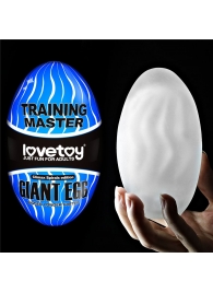 Мастурбатор-яйцо Giant Egg Climax Spirals Edition - Lovetoy - в Иваново купить с доставкой