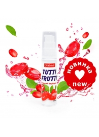 Гель-смазка Tutti-frutti со вкусом барбариса - 30 гр. - Биоритм - купить с доставкой в Иваново