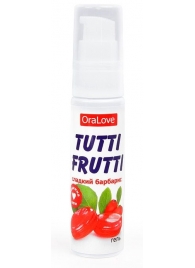 Гель-смазка Tutti-frutti со вкусом барбариса - 30 гр. - Биоритм - купить с доставкой в Иваново