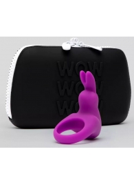 Фиолетовое эрекционное виброкольцо Happy Rabbit Cock Ring Kit - Happy Rabbit - в Иваново купить с доставкой