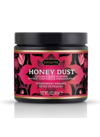 Пудра для тела Honey Dust Body Powder с ароматом клубники - 170 гр. - Kama Sutra - купить с доставкой в Иваново