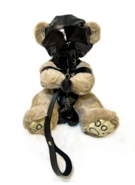 Оригинальный плюшевый мишка в маске и наручниках - БДСМ Арсенал - купить с доставкой в Иваново