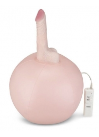 Надувной секс-мяч с реалистичным вибратором - Lux Fetish - купить с доставкой в Иваново