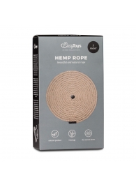 Пеньковая веревка для связывания Hemp Rope - 5 м. - Easy toys - купить с доставкой в Иваново