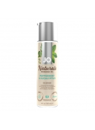 Массажное масло с ароматом перечной мяты и эвкалипта JO Naturals Peppermint   Eucalyptus - 120 мл. - System JO - купить с доставкой в Иваново