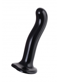 Черный стимулятор для пар P G-Spot Dildo Size L - 19 см. - Strap-on-me - в Иваново купить с доставкой