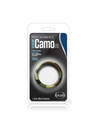 Эрекционное кольцо камуфляжной расцветки Silicone Camo Cock Ring - Blush Novelties - в Иваново купить с доставкой