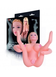 Надувная секс-кукла с реалистичной головой и поднятыми ножками - ToyFa - в Иваново купить с доставкой
