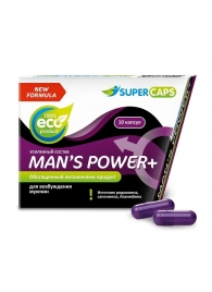 Возбуждающее средство для мужчин Mans Power plus - 10 капсул (0,35 гр.) +1 в подарок - SuperCaps - купить с доставкой в Иваново