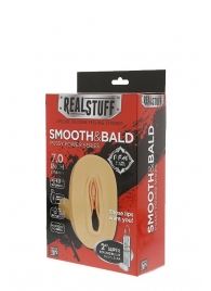 Мастурбатор-вагина с вибрацией и выносным пультом управления REALSTUFF SMOOTH   BALD - Dream Toys - в Иваново купить с доставкой