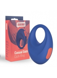 Синее эрекционное кольцо RRRING Casual Date Cock Ring - FeelzToys - в Иваново купить с доставкой